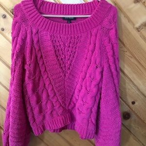 Bubble sleeve sweater express